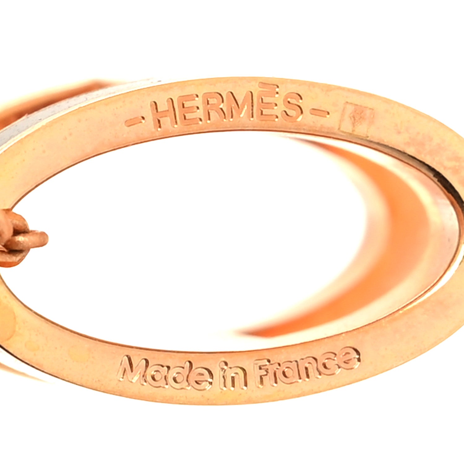 Hermes Lacquered Rose Gold Pop H Pendant Necklace Black 5 of 5
