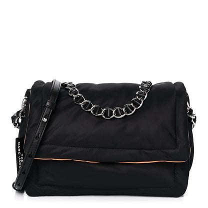 Marc Jacobs Lambskin The Pillow Bag Black Orange 1 of 13