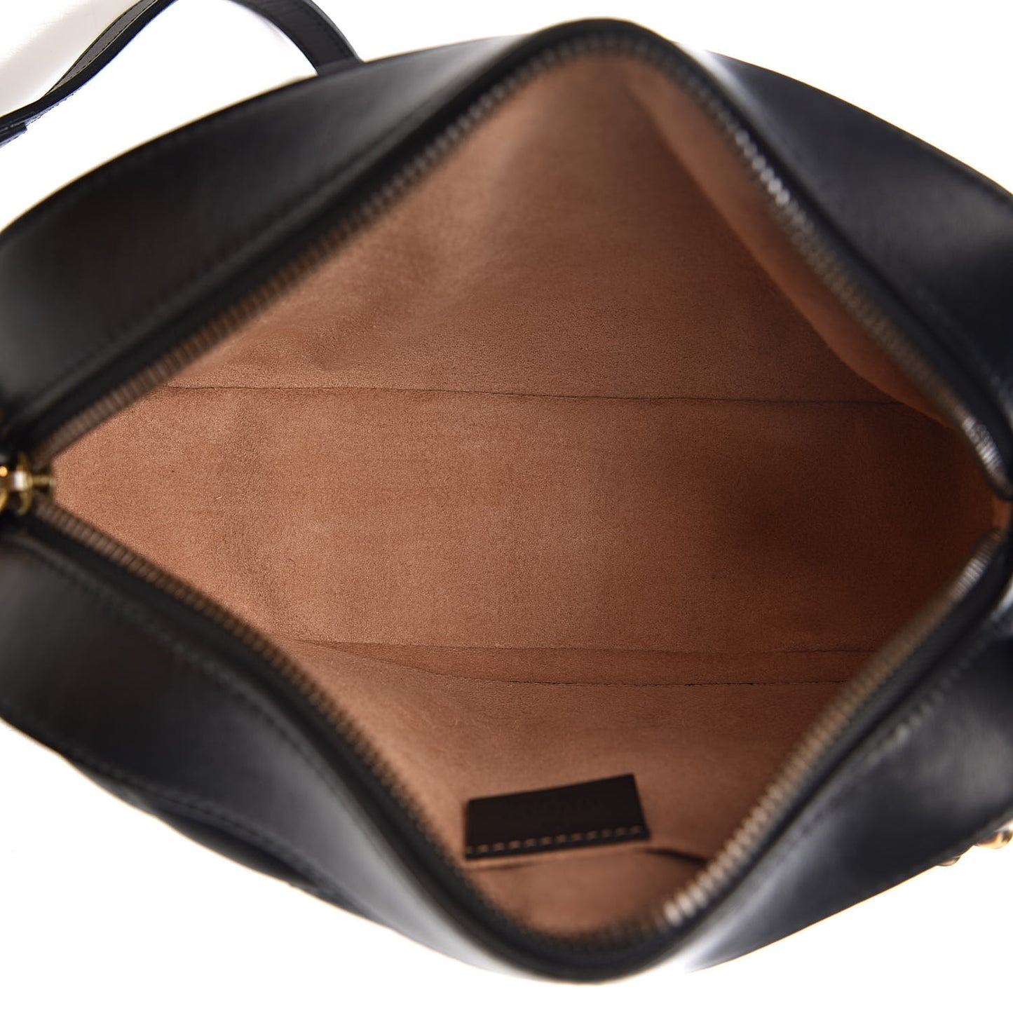 Calfskin Matelasse Animal Studs Small GG Marmont Chain Shoulder Bag Black