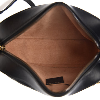 Gucci Calfskin Matelasse Animal Studs Small GG Marmont Chain Shoulder Bag Black 5 of 10