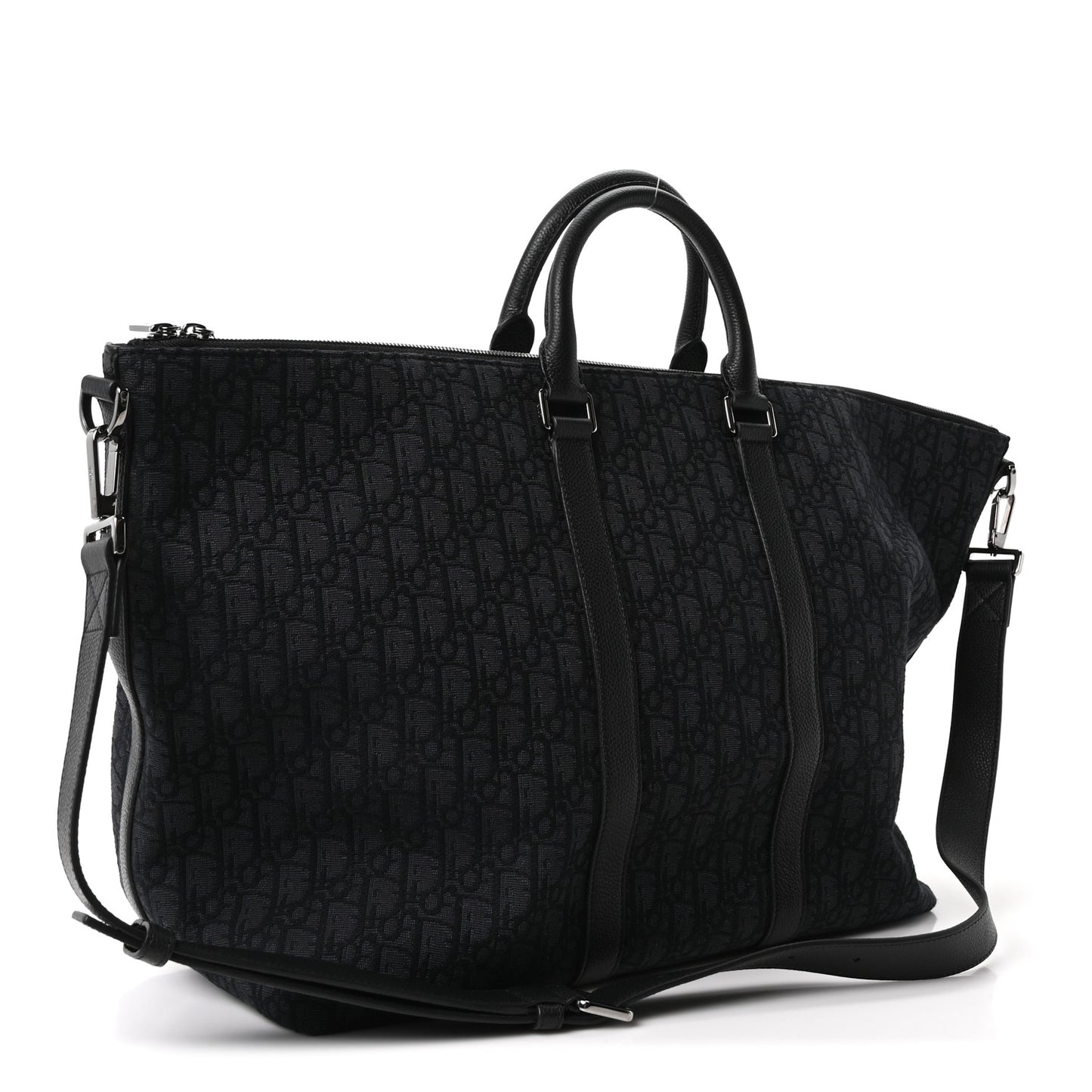 Maxi Oblique Jacquard Weekender 40 Black