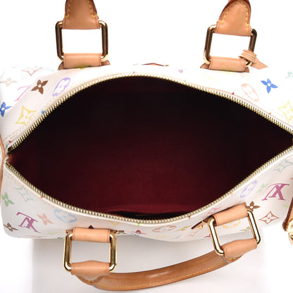 Louis Vuitton Monogram Multicolor Speedy 30 White 5 of 14