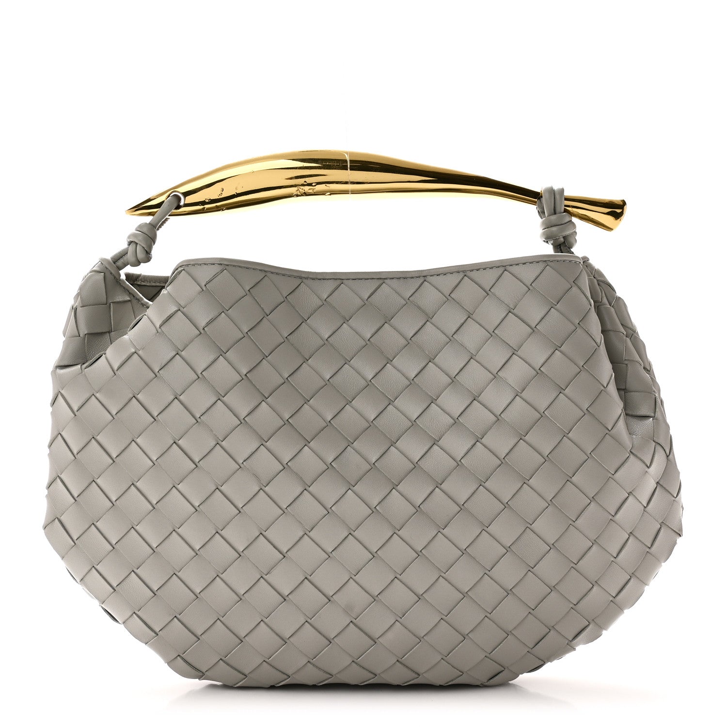 Bottega Veneta Nappa Intrecciato Sardine Bag Agate Grey 1 of 9
