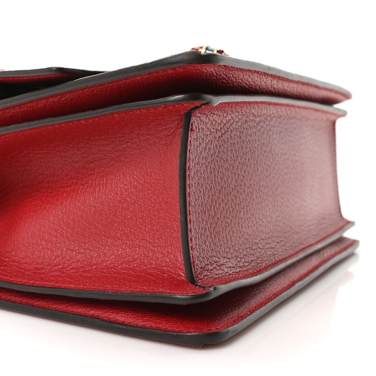 GG Supreme Monogram Small Queen Margaret Top Handle Bag Red