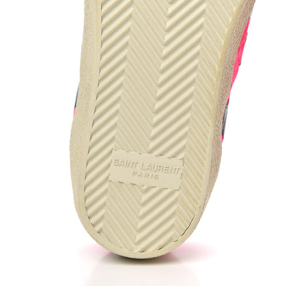 Saint Laurent Suede Star Court Sneakers 37 Pink Black 9 of 9