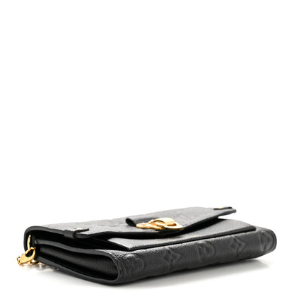 Louis Vuitton Empreinte Vavin Chain Wallet Black 4 of 12