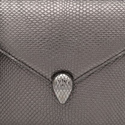Bulgari Metallic Karung Serpenti Forever Shoulder Bag Silver 8 of 11