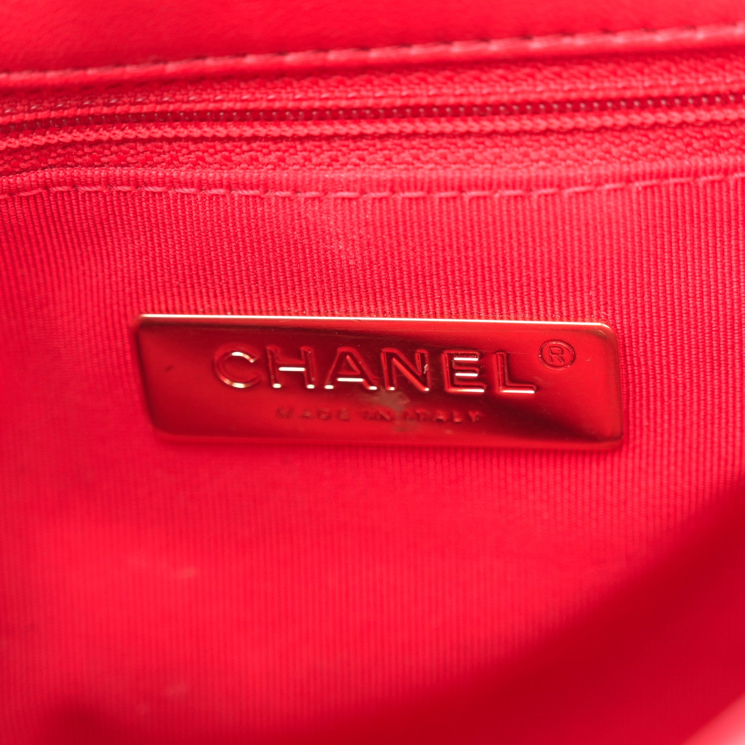 Chanel Goatskin Quilted Medium Chanel 19 Flap Red 6 of 12