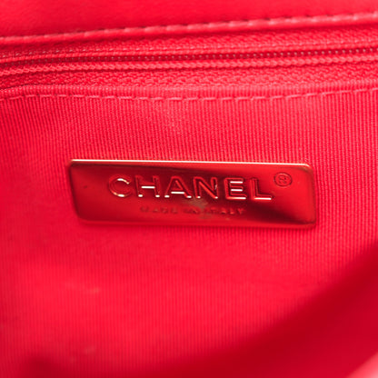 Chanel Goatskin Quilted Medium Chanel 19 Flap Red 6 of 12