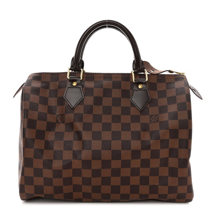Louis Vuitton Damier Ebene Speedy 30 1 of 10