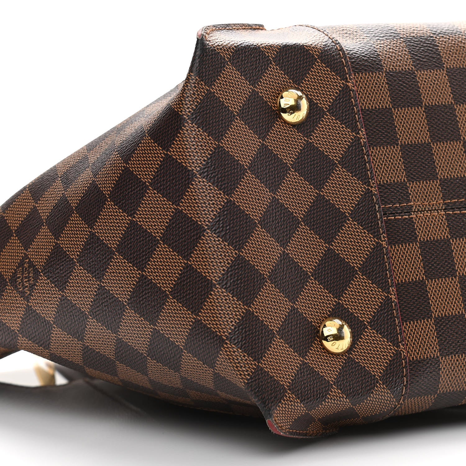 Louis Vuitton Damier Ebene Caissa Tote MM Cherry 8 of 9
