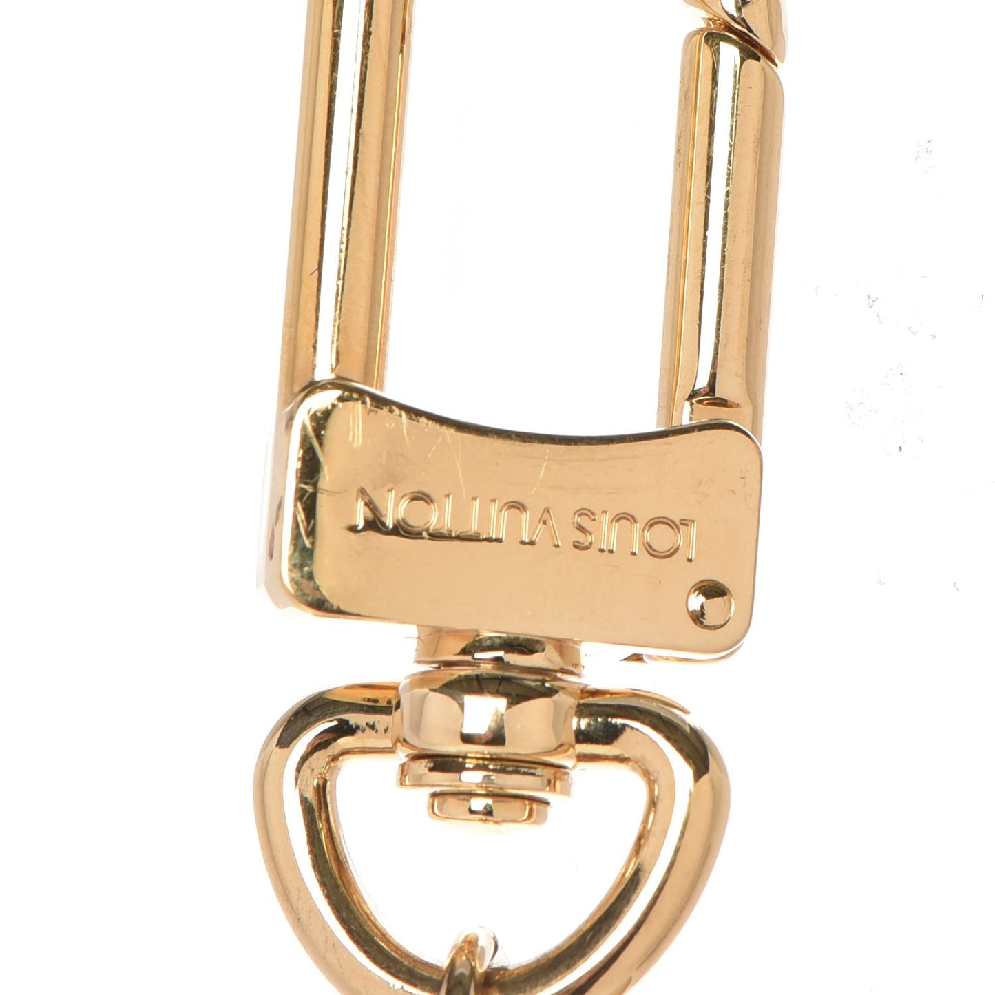 LV Facettes Bag Charm Key Holder Gold