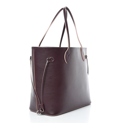Louis Vuitton Epi Neverfull MM Prune Rose Poudre 4 of 13