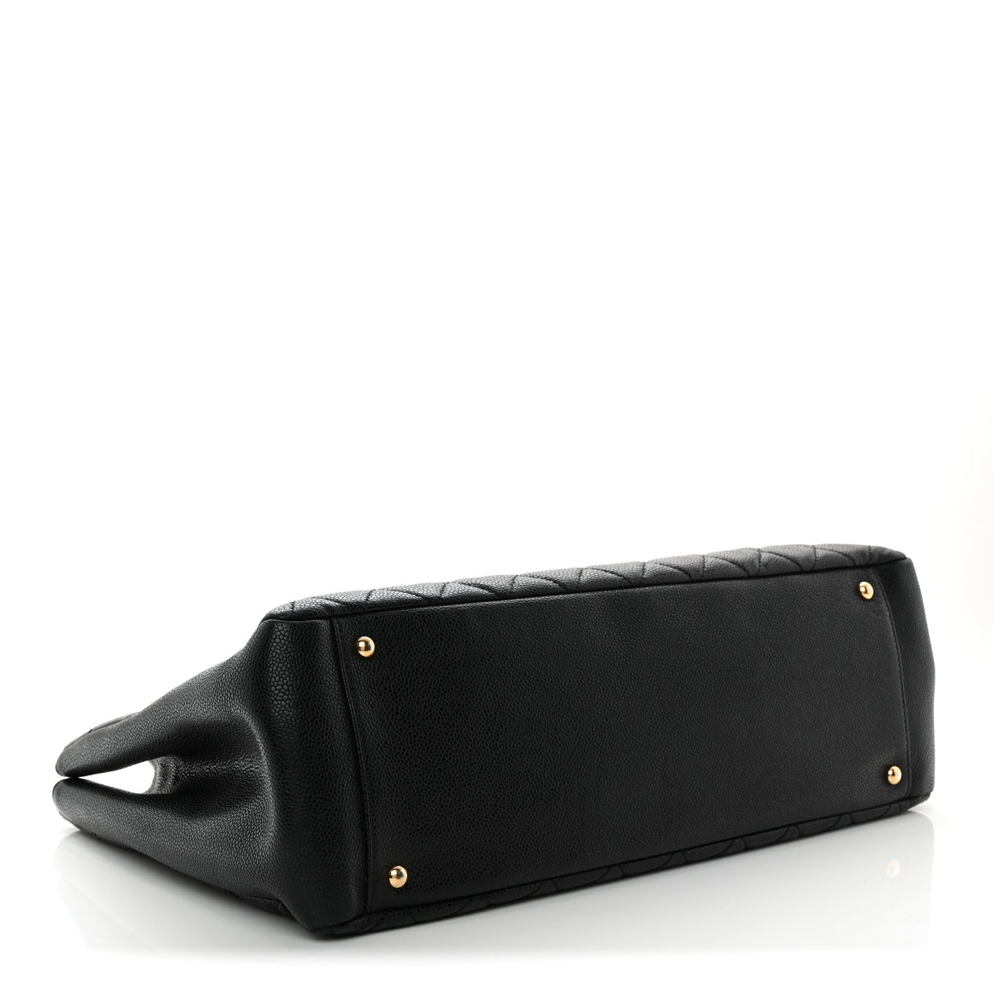 Caviar Quilted XL Grand Shopping Tote GST Black