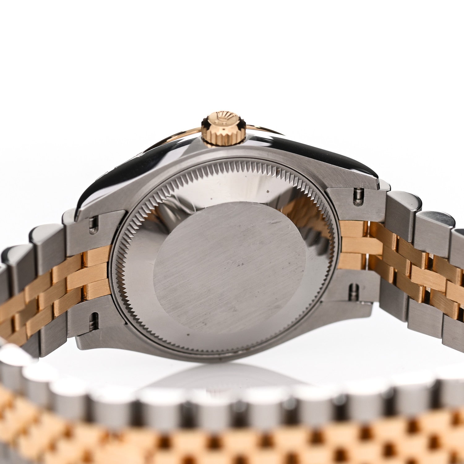 Rolex Stainless Steel 18K Yellow Gold Diamond 31mm Oyster Perpetual Datejust Watch Champagne 278273 4 of 5