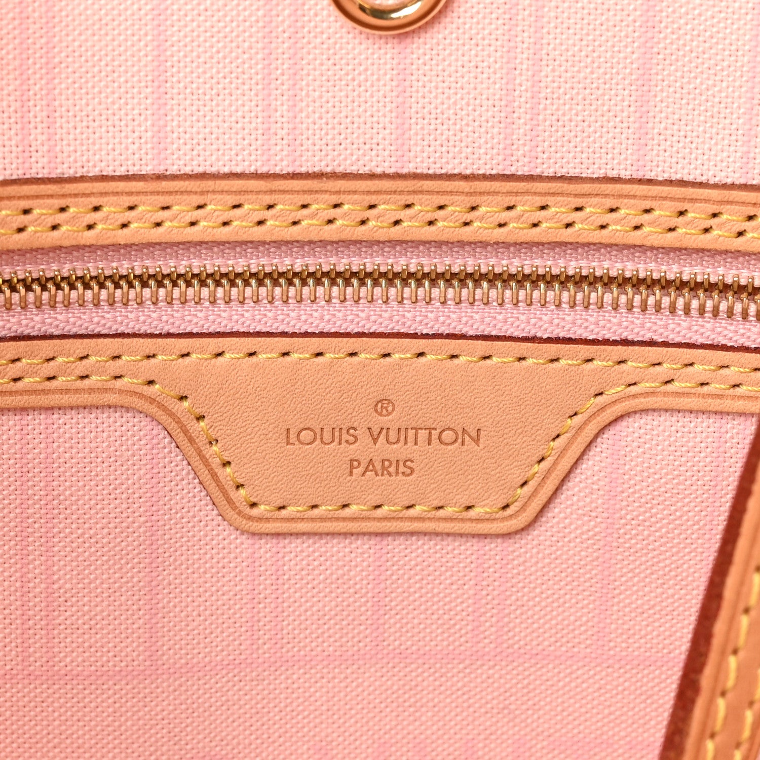 Louis Vuitton Damier Azur Neo Neverfull MM Rose Ballerine 7 of 10