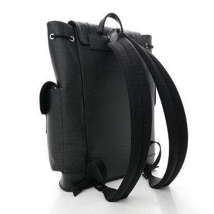 Louis Vuitton Epi Christopher Backpack PM Black 3 of 10