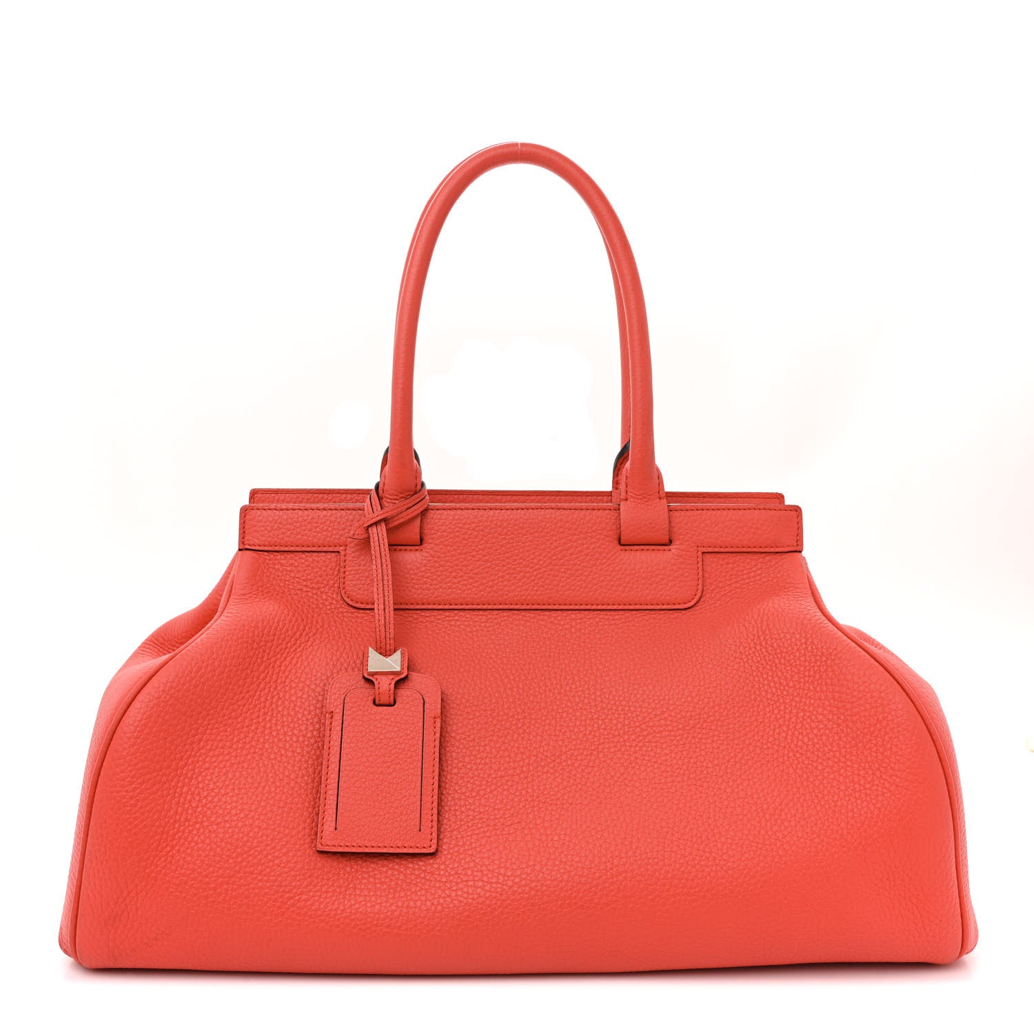 Moynat Taurillon Gex Pauline MM Tote Coral 1 of 14