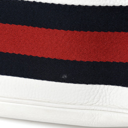 Gucci Calfskin Horsebit Web Hobo White 8 of 11