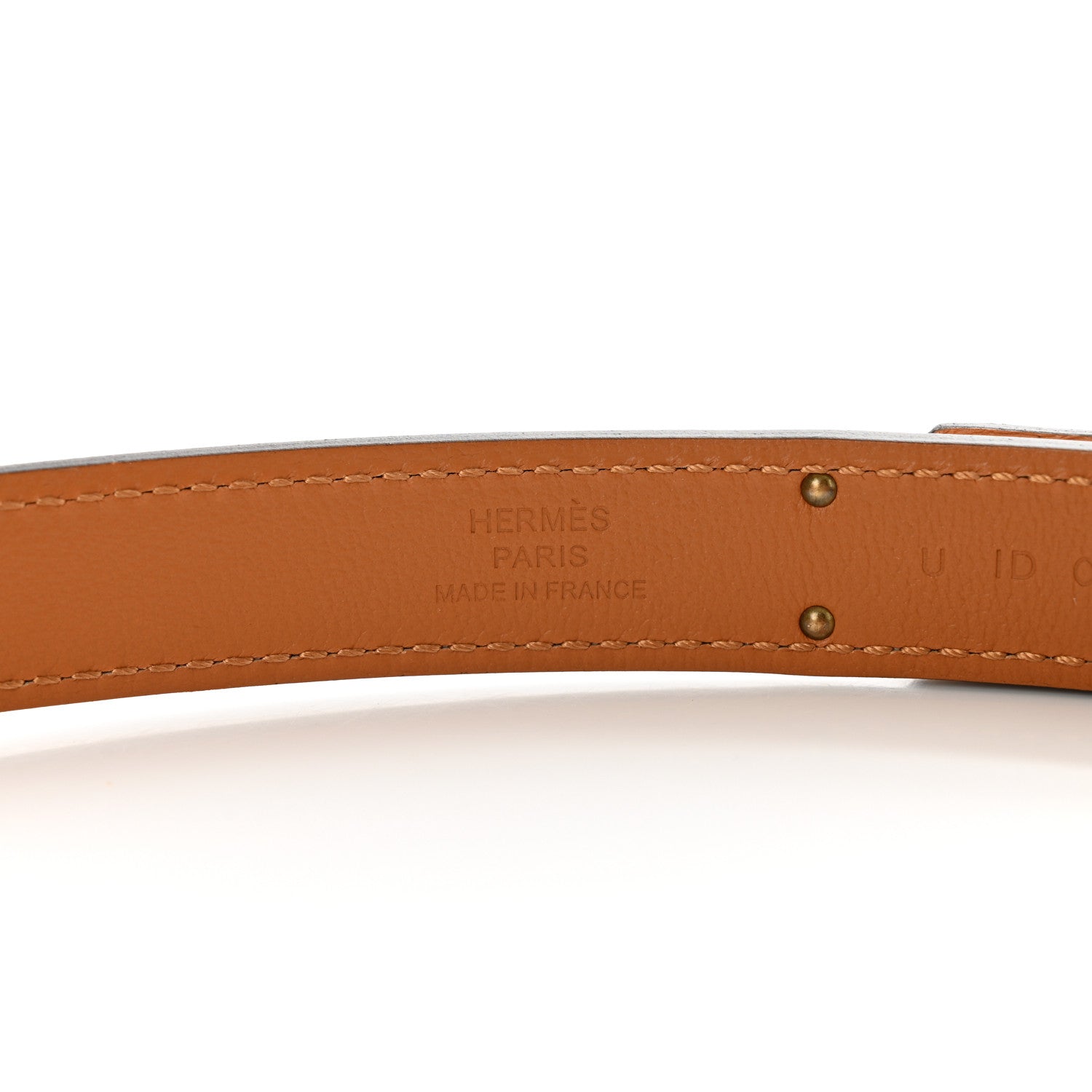 Hermes Epsom Kelly Belt White 3 of 4