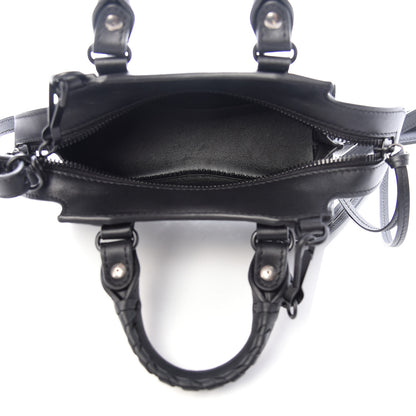 Balenciaga Smooth Calfskin Neo Classic Black Hardware Nano City Crossbody Black 5 of 8