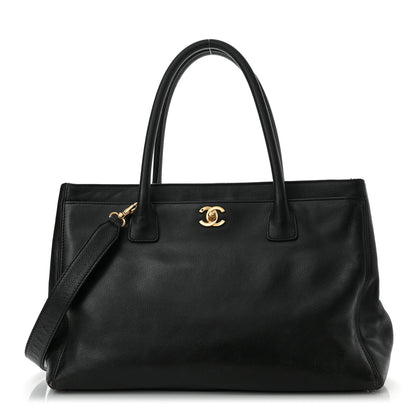 Chanel Calfskin Cerf Executive Shopper Tote Black 1 of 15