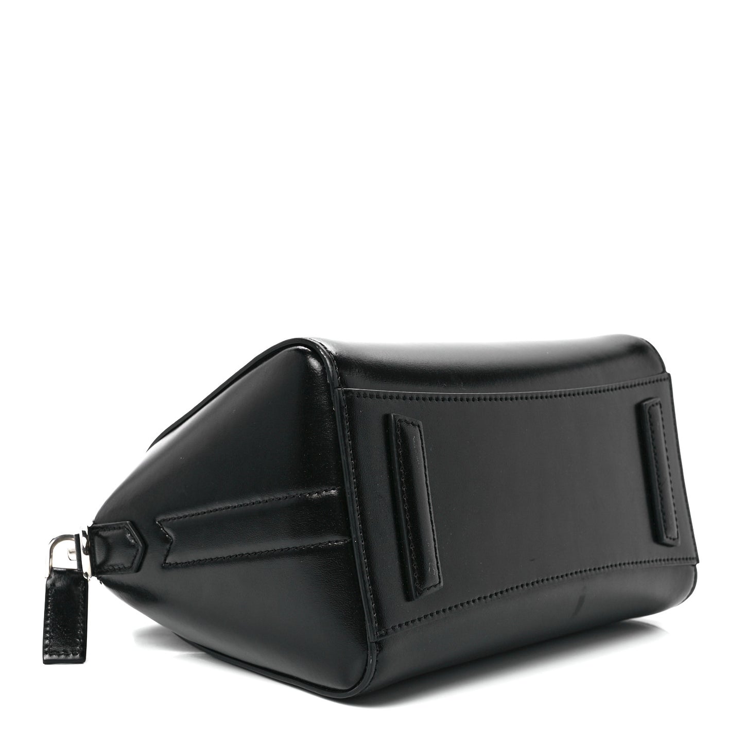 Shiny Lord Calfskin Mini Antigona Black