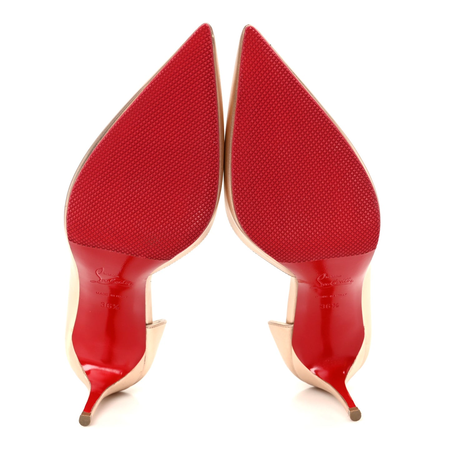 Calfskin Laminato Satin Iriza 85 Pumps 36.5 Leche