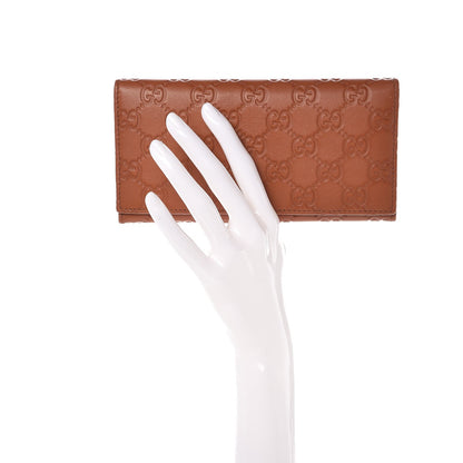 Gucci Guccissima Continental Wallet Saffron 2 of 10