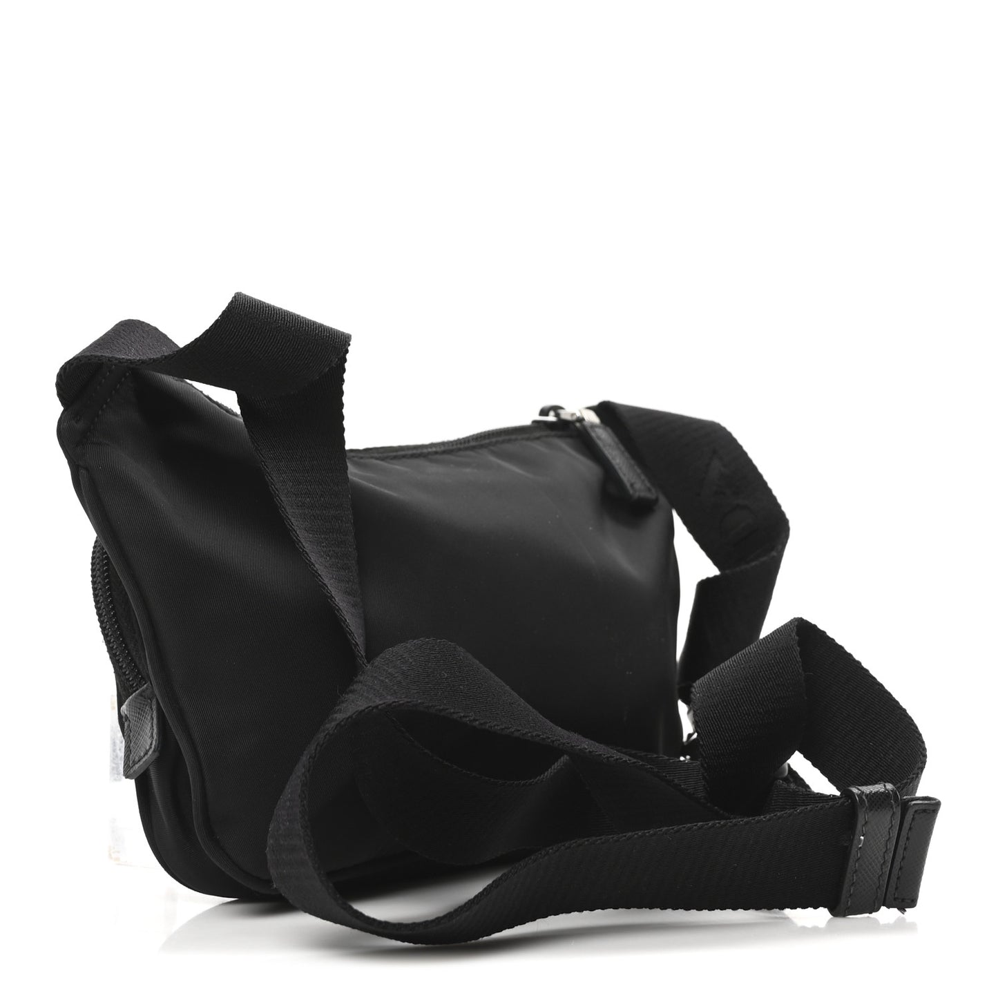 Re-Nylon Saffiano Belt Bag Black