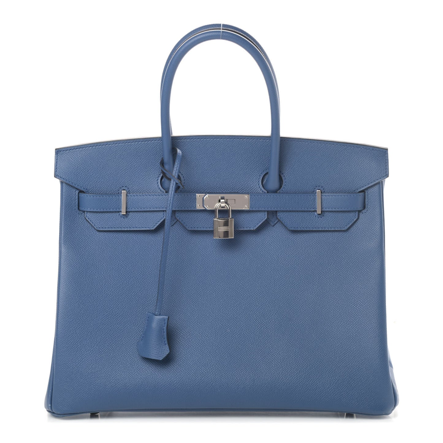 Epsom Birkin 35 Bleu Agate