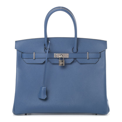 Hermes Epsom Birkin 35 Bleu Agate 1 of 11