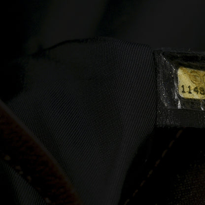 Chanel Metallic Coated Canvas Quilted Large Paris Biarritz Tote Dark Brown 7 of 10