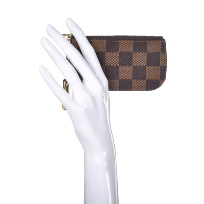 Louis Vuitton Damier Ebene Key Pouch 2 of 7