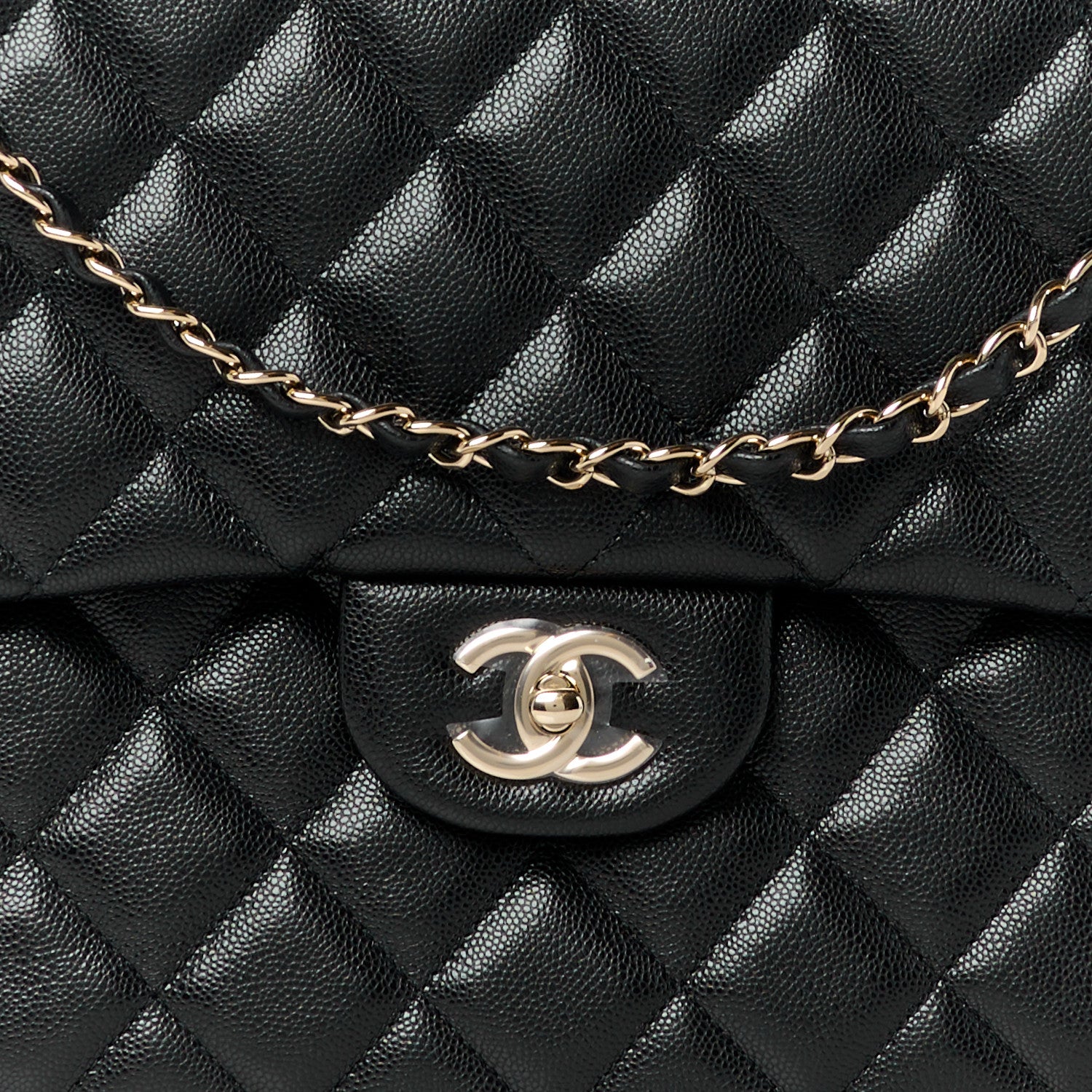 Chanel Caviar Quilted XXL Travel Flap Bag Black 9 of 11