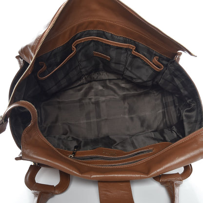 Burberry Calfskin Quilted Large Manor Tote Tan 5 of 18
