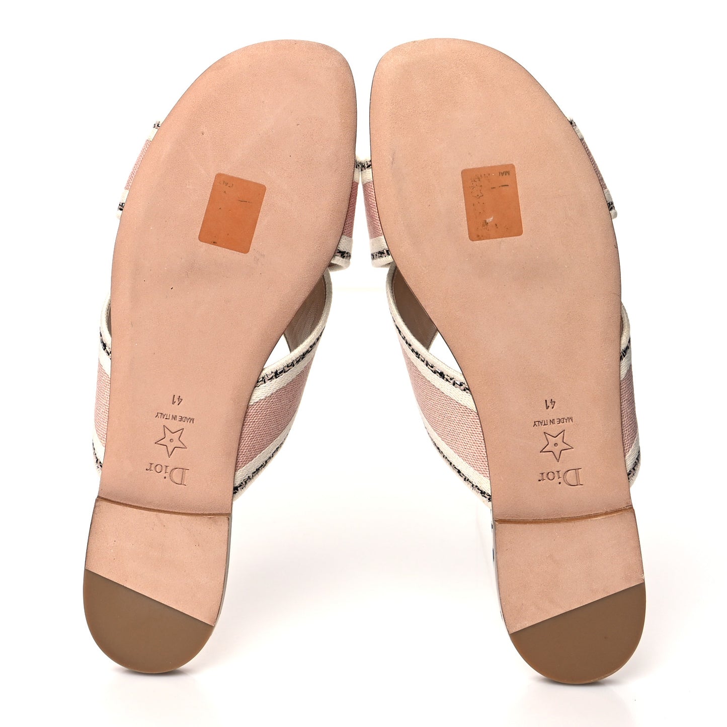 Canvas Rose Mutabilis Embroidered Dway Criss Cross Slide Sandals 41 Multicolor