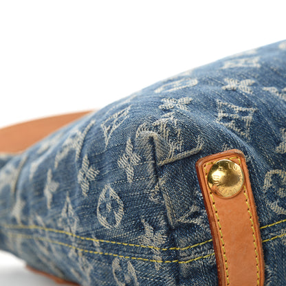 Louis Vuitton Monogram Denim Baggy PM Blue 12 of 17