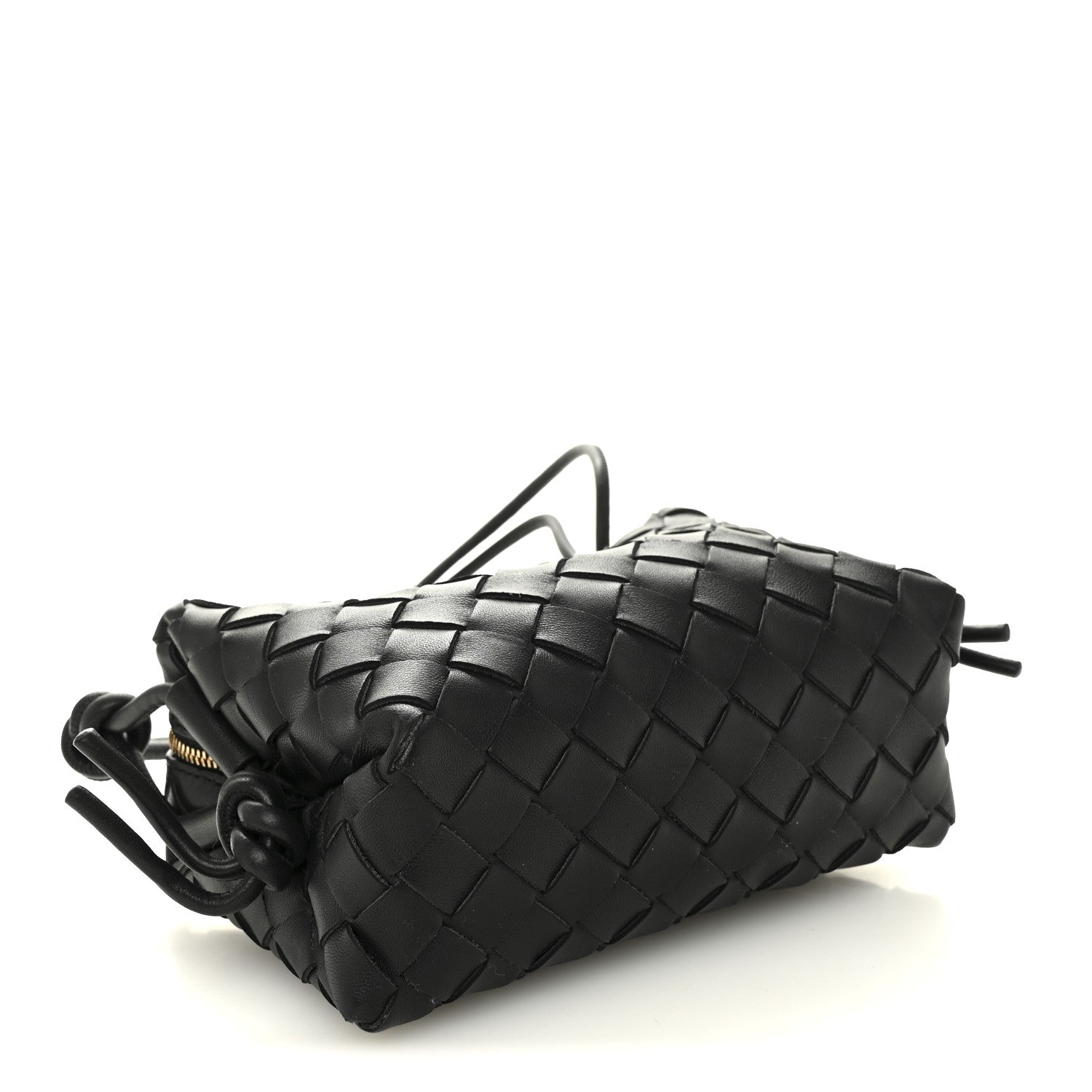 Bottega Veneta Nappa Intrecciato Mini Loop Camera Bag Black 4 of 9