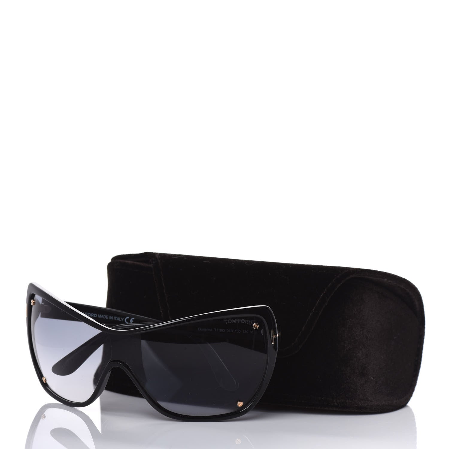 Tom Ford Ekaterina Sunglasses TF363 Black 7 of 7