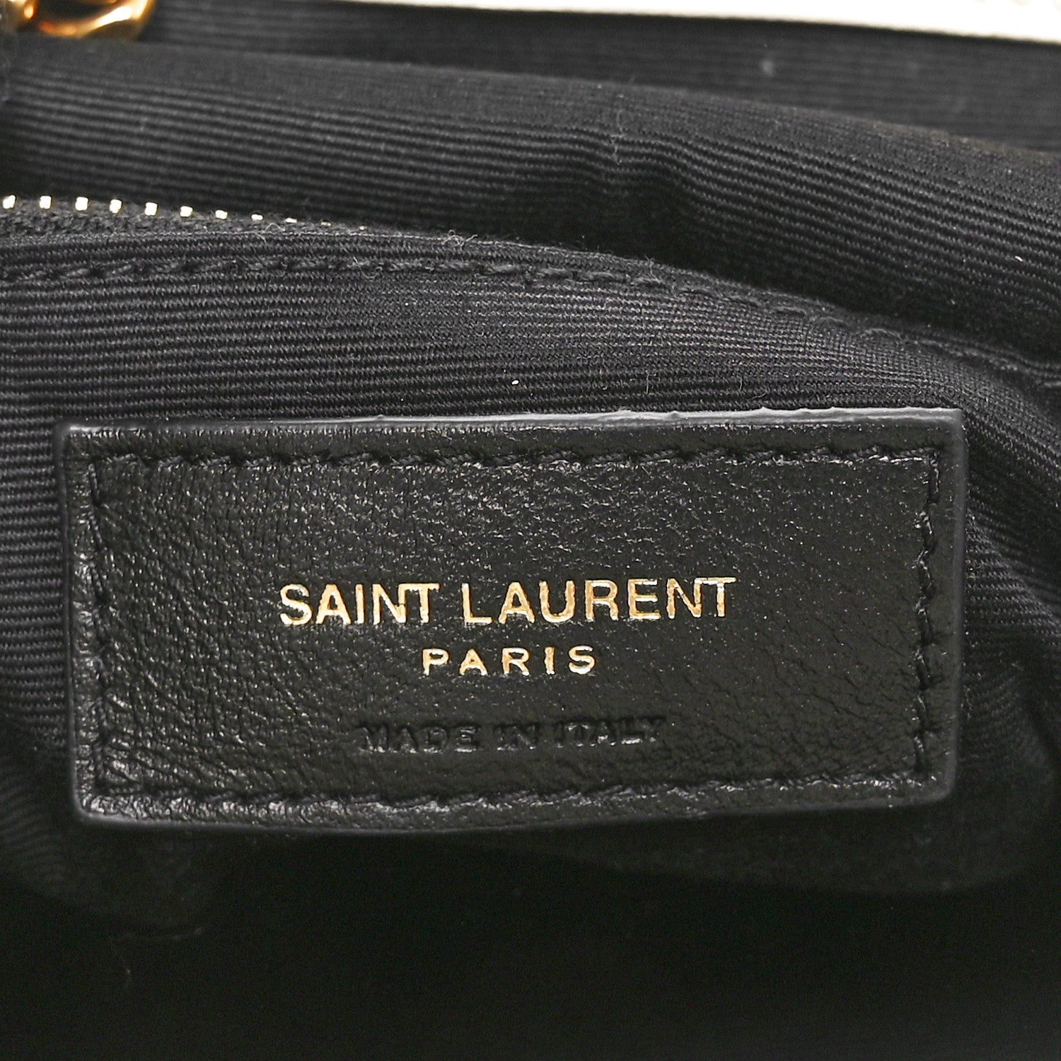 Saint Laurent Lambskin Matelasse Monogram Joe Backpack Cream 6 of 10