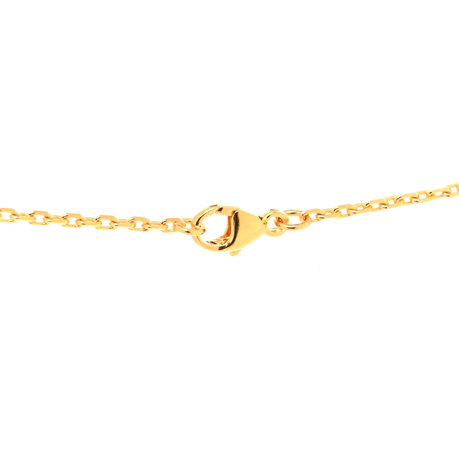 Hermes Lacquered Gold Mini Pop H Pendant Necklace Black 4 of 6