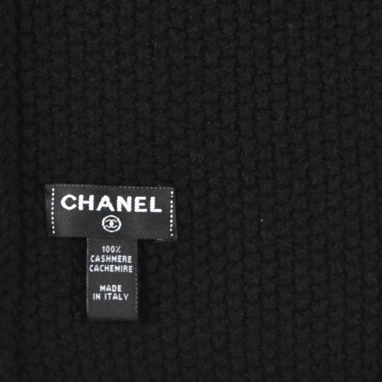 Cashmere CC Scarf Black