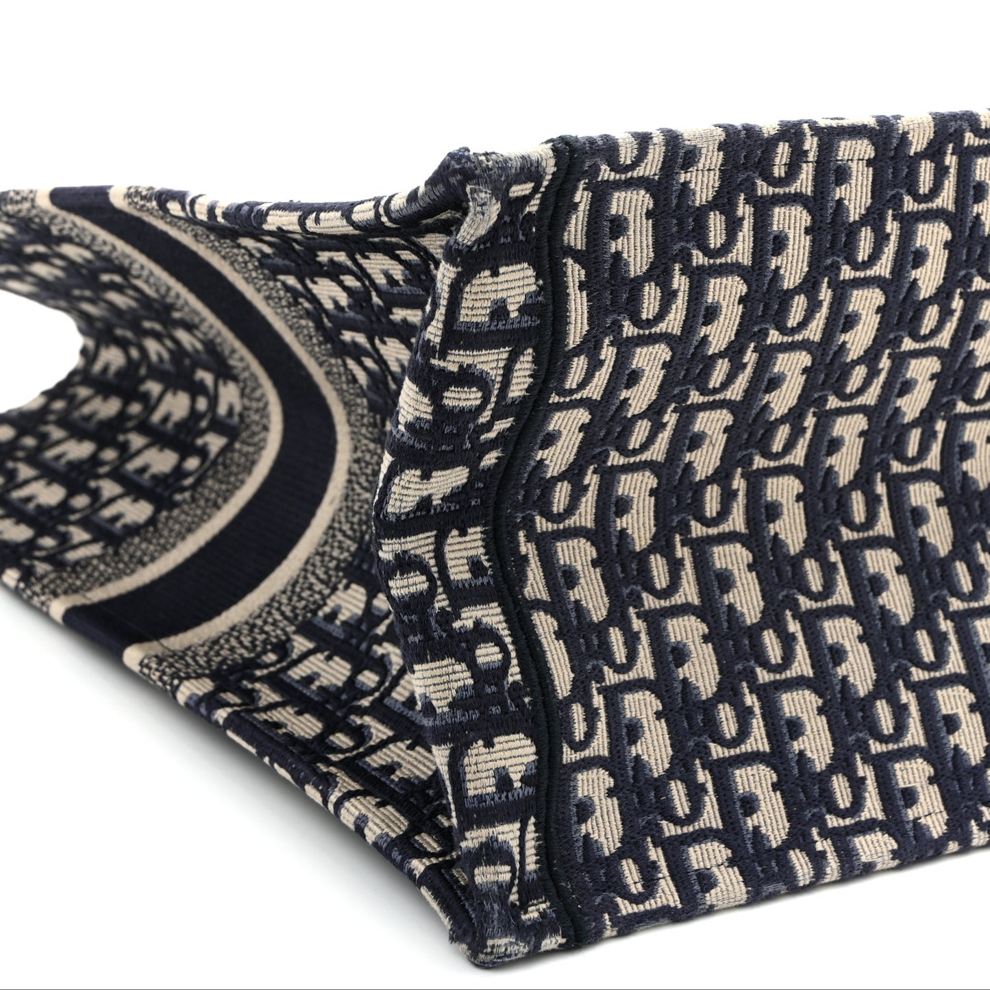 Oblique Large Book Tote Blue Multicolor