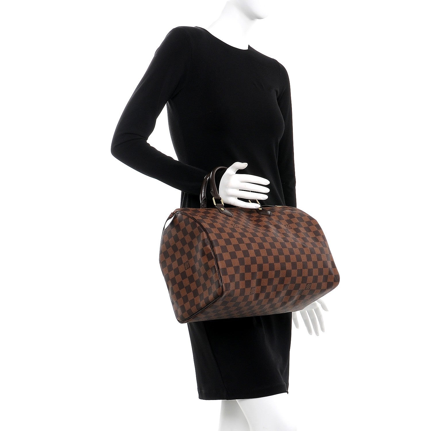Louis Vuitton Damier Ebene Speedy 35 3 of 9