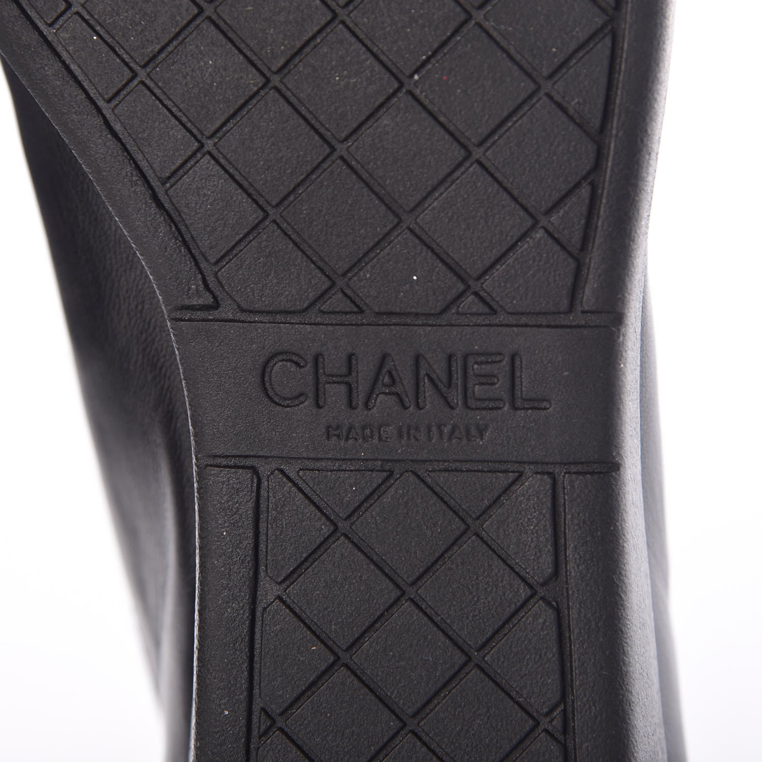 Chanel Lambskin Patent Cap Toe CC Sneakers 41 Black 8 of 9
