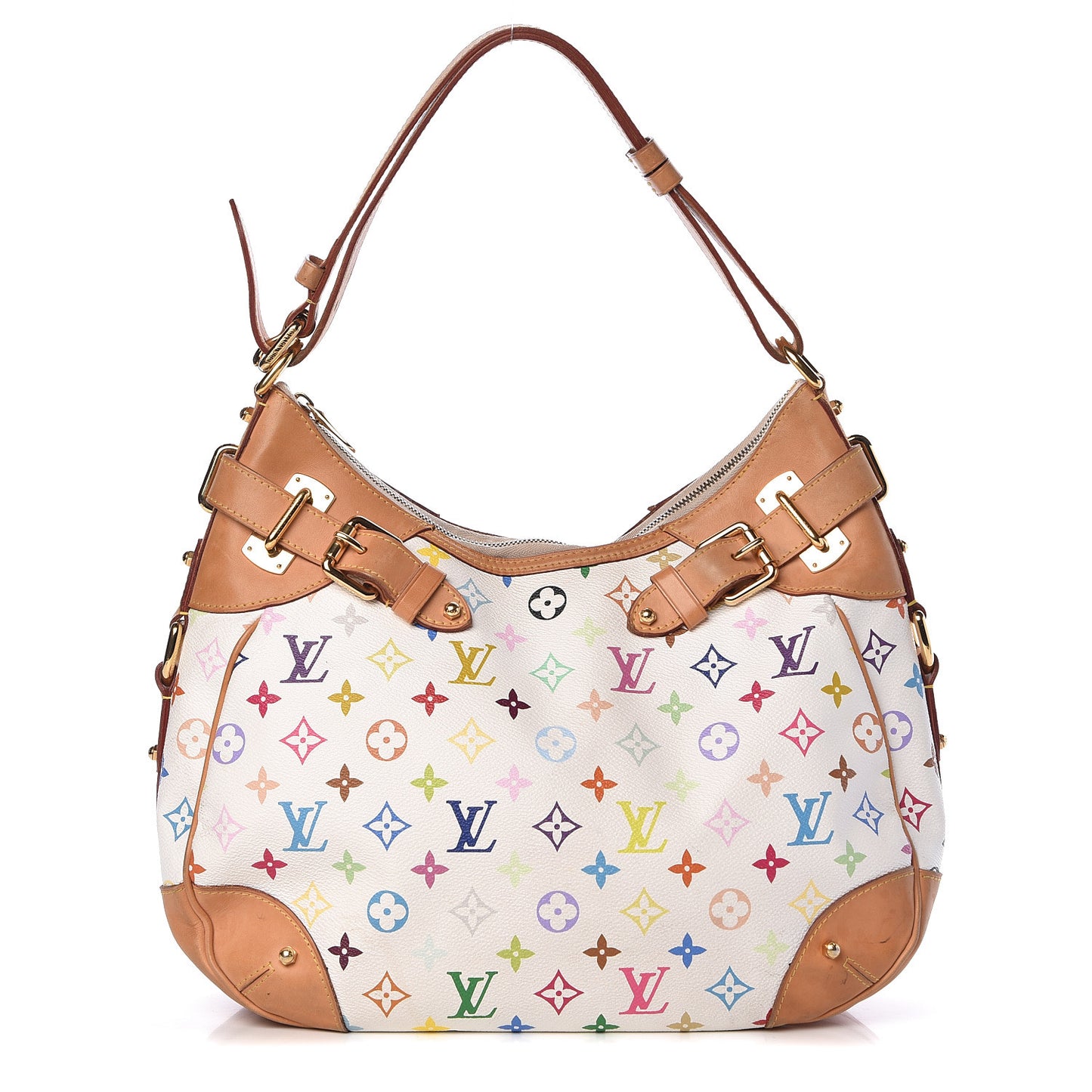 Monogram Multicolor Greta White