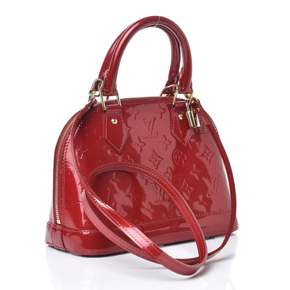 Louis Vuitton Vernis Alma BB Pomme D'Amour 3 of 10