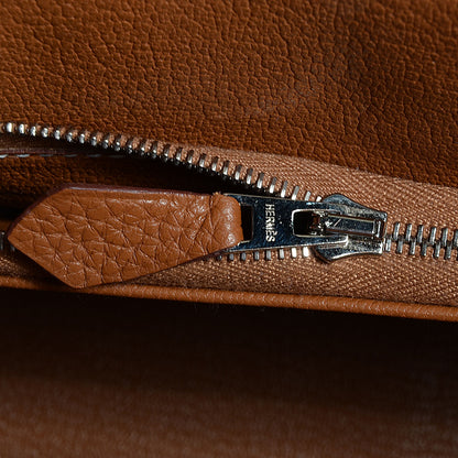 Hermes Taurillon Clemence Jypsiere 28 Gold 18 of 22