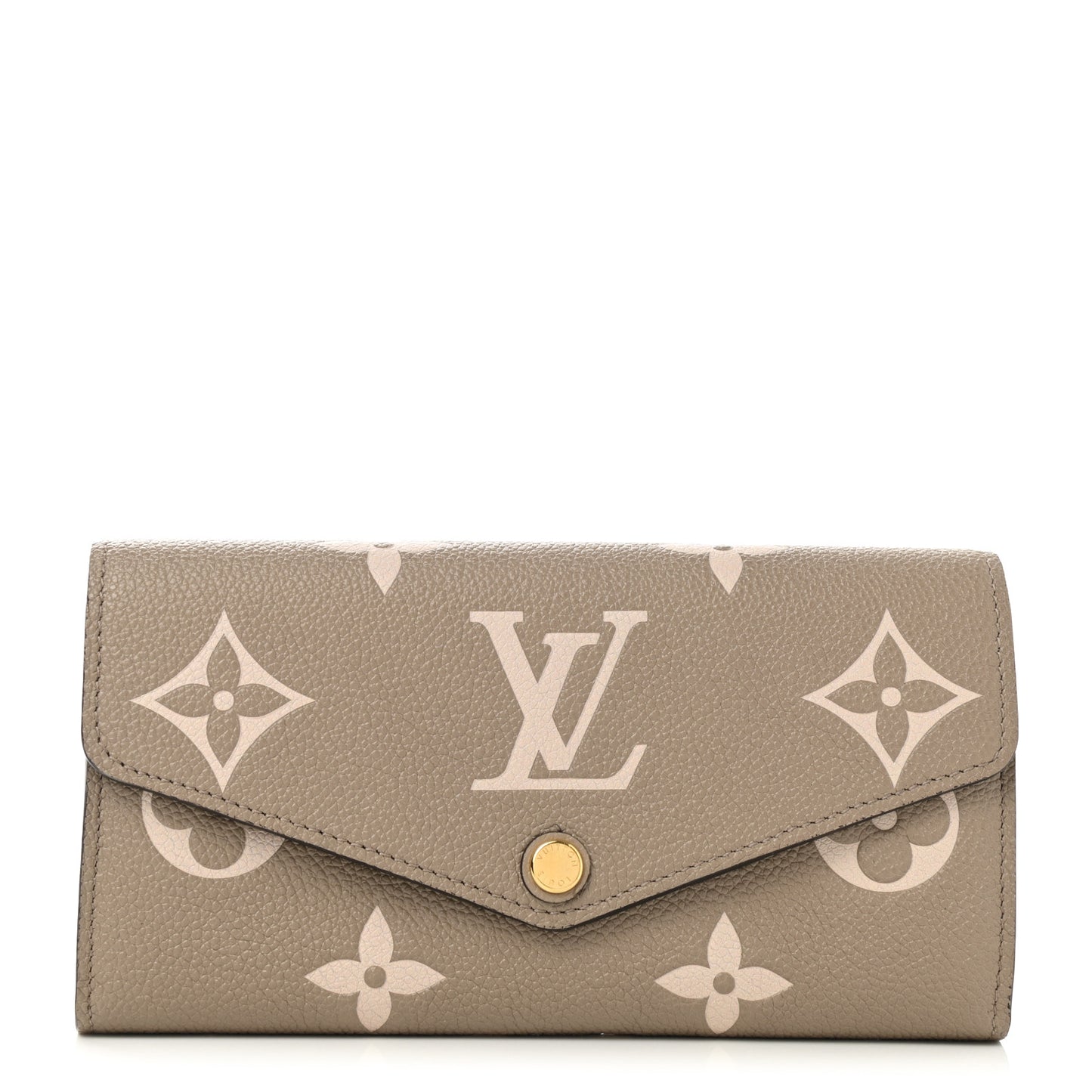 Empreinte Monogram Giant Sarah Wallet Tourterelle Creme